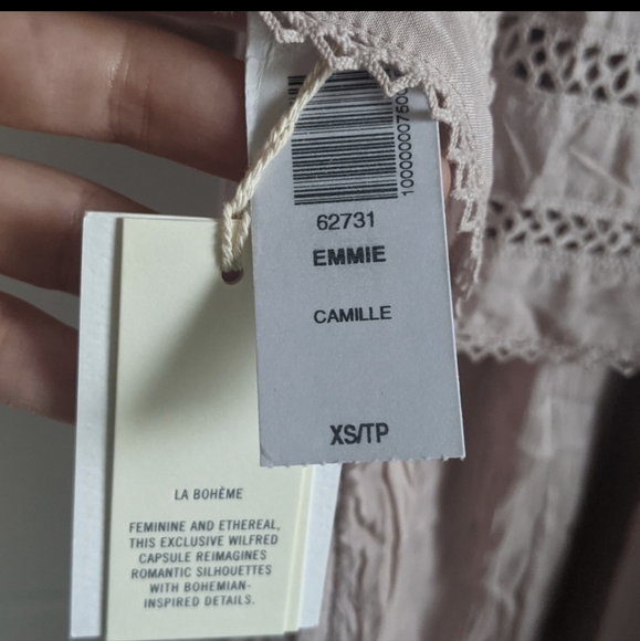 Aritzia Wilfred Emmie Off the Shoulder Dress - Picture 5 of 6